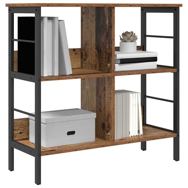 vidaXL &Eacute;tag&egrave;re Bois Ancien 82 x 32 x 79 cm Bois d'ing&eacute;nierie