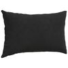 vidaXL Coussins de canap&eacute; 2 pcs Noir 50 x 30 cm