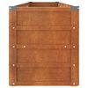 vidaXL Lit surélevé de jardin rouillé 240x40x45 cm acier corten