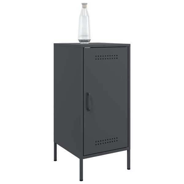 vidaXL Buffet anthracite 36x39x79 cm acier