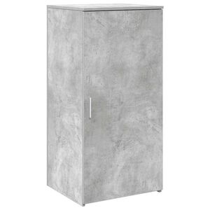 vidaXL Armoire de rangement gris b&eacute;ton 50x45x103,5cm bois d'ing&eacute;nierie