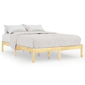 vidaXL Cadre de lit sans matelas bois massif 160x200 cm