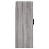 vidaXL Armoire murale sonoma gris 69,5x34x90 cm bois d'ingénierie