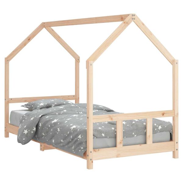vidaXL Cadre de lit pour enfants 90x200 cm bois de pin massif
