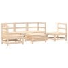 vidaXL Salon de jardin 6 pcs bois de pin massif