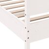 vidaXL Cadre de lit sans matelas blanc 180x200 cm bois massif de pin