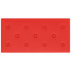 vidaXL Panneaux muraux 12 pcs Rouge 60x30 cm Similicuir 2,16 m²