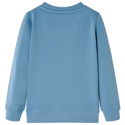Sweatshirt pour enfants bleu moyen 92