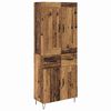 vidaXL Haut Armoire Bois Ancien 69,5 x 34 x 180 cm Bois d'ing&eacute;nierie