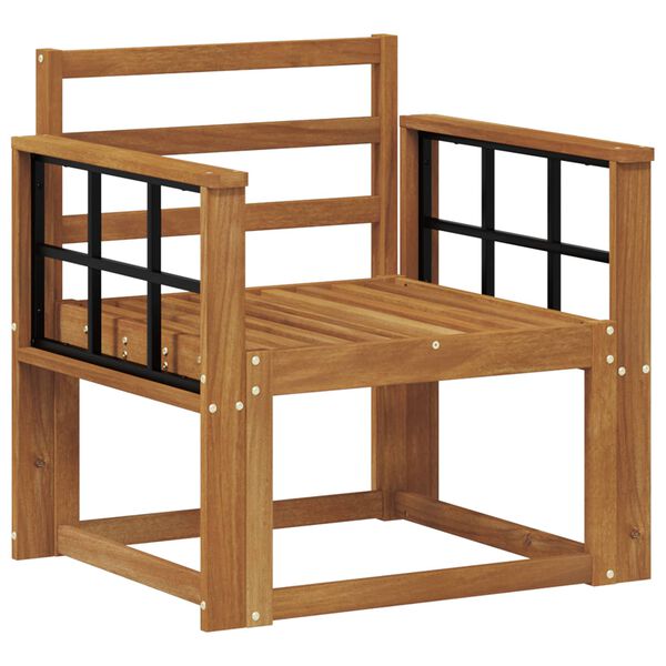 vidaXL Canap&eacute; d&rsquo;ext&eacute;rieur Bois d'Acacia Massif Naturel