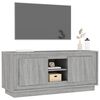vidaXL Meuble TV sonoma gris 102x35x45 cm bois d'ingénierie