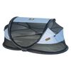 DERYAN Lit d'enfant voyage escamotable Baby Luxe &agrave; moustiquaire Bleu