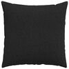 vidaXL Coussins de canap&eacute; 2 pcs Noir 80 x 80 cm tissu
