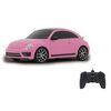 JAMARA Voiture t&eacute;l&eacute;command&eacute;e VW Beetle 1:24 Rose
