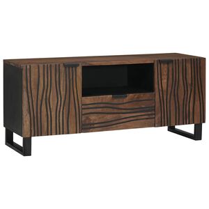 vidaXL Unites TV avec tiroir Noyer 105 x 33 x 46 cm Bois d'ing&eacute;nierie
