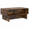 vidaXL Table basse Ch&ecirc;ne fum&eacute; 80 x 46 x 35 cm Bois d'ing&eacute;nierie