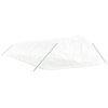 vidaXL Serre avec cadre en acier blanc 80 m&sup2; 16x5x2,3 m