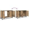 vidaXL Ensemble de mobilier de salle de bain 3 pcs Ch&ecirc;ne artisanal