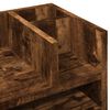 vidaXL Organisateur de bureau ch&ecirc;ne fum&eacute; 44,5x24x25 cm bois ing&eacute;nierie