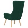 vidaXL Chaise de relaxation Vert foncé Velours