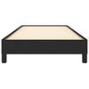 vidaXL Cadre de lit sans matelas noir 80x200 cm tissu