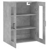 vidaXL Armoire murale gris b&eacute;ton 69,5x34x90 cm