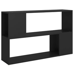 vidaXL Biblioth&egrave;que Noir 100x24x63 cm Bois d'ing&eacute;nierie