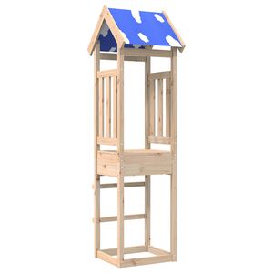 vidaXL Tour de jeu Marron 52,5 x 46,5 x 208 cm Pin massif