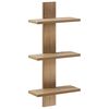 vidaXL &Eacute;tag&egrave;re Murale Ch&ecirc;ne artisanal 30 x 13,5 x 64,5 cm