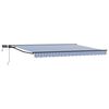 vidaXL Cadre de store manuel avec LEDs 5 &times; 3,5 m