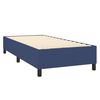 vidaXL Sommier &agrave; lattes de lit avec matelas Bleu 90x200 cm Tissu