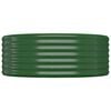 vidaXL Lit sur&eacute;lev&eacute; de jardin Acier galvanis&eacute; 507x100x36cm Vert