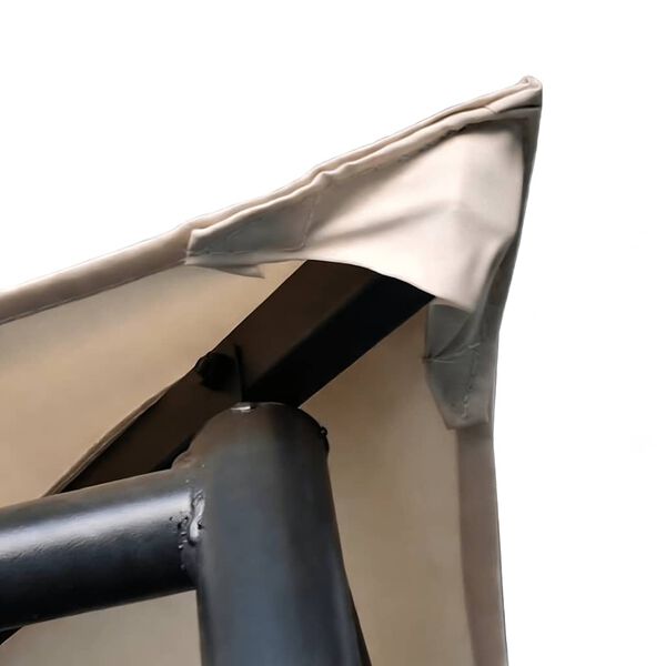 vidaXL Chapiteau tente 4 x 4 m Acier Beige