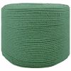 vidaXL Corde en coton 8 mm 250 m Vert 100% Coton