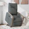 vidaXL Fauteuil inclinable &eacute;lectrique gris fonc&eacute; tissu