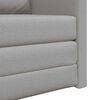 vidaXL Canap&eacute;-Lit 60cm Gris nuage tissu