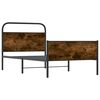 vidaXL Cadre de lit sans matelas 100x190 cm ch&ecirc;ne sonoma