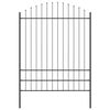 vidaXL Cl&ocirc;ture de jardin 7 pcs Gris 170 x 225 cm