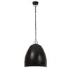 vidaXL Lampe suspendue industrielle 25 W Noir Rond 42 cm E27