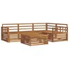 vidaXL Ensemble de canap&eacute;s d'ext&eacute;rieur 5 pc Naturel