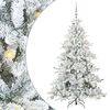 vidaXL Sapin de No&euml;l Artificiel &agrave; Branches Articul&eacute;es Blanc 180 cm