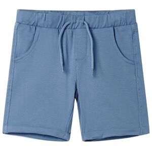 Short pour enfants avec cordon de serrage bleu fonc&eacute; 92