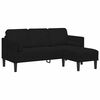 vidaXL Ensemble de Canapés 2 pcs Noir 173 x 131 x 67 cm Velours