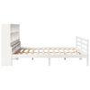 vidaXL Lit biblioth&egrave;que sans matelas blanc 180x200 cm bois pin massif
