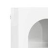 vidaXL Armoire suspendue avec &eacute;tag&egrave;re Blanc brillant 59 x 20 x 71,5 cm