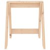 vidaXL Tabourets lot de 2 40x40x45 cm bois massif de pin