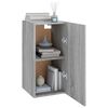 vidaXL Meubles TV Sonoma gris 30,5x30x60 cm Bois d'ing&eacute;nierie