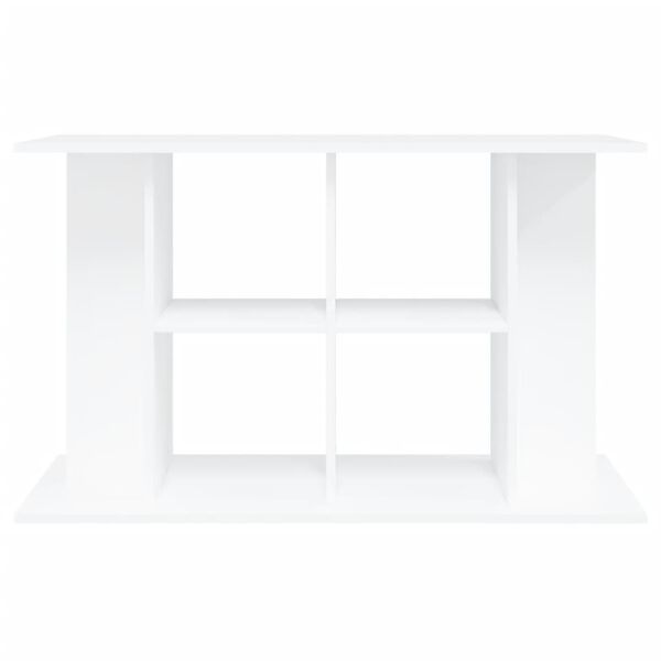 vidaXL Support pour aquarium blanc 100x40x60 cm bois d'ingénierie