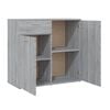 vidaXL Buffet Sonoma gris 80x36x75 cm Bois d'ingénierie