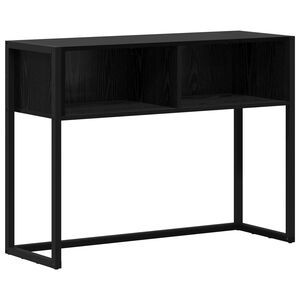 vidaXL Table d'appoint Ch&ecirc;ne noir 100 x 36 x 75 cm Bois d'ing&eacute;nierie